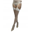 Pamela Mann Sheer Shine Stockings in White